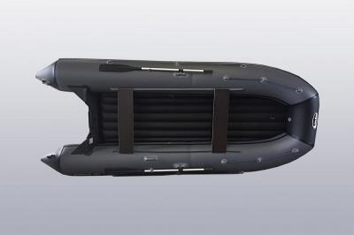Лодка под мотор двухместная Big Boat Ермак 400 с надувным дном низкого давления